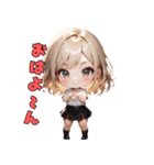 元気モリモリ金髪ギャル参上（個別スタンプ：9）