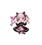 ピンクゴスロリガール（個別スタンプ：11）