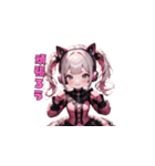ピンクゴスロリガール（個別スタンプ：30）