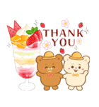 クマたちと夏のグルメ（個別スタンプ：6）