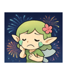 花火とひらひら妖精@SFW（個別スタンプ：3）