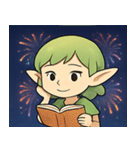 花火とひらひら妖精@SFW（個別スタンプ：10）