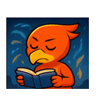 花火とメラメラ火の鳥@SFW（個別スタンプ：11）