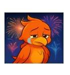 花火とメラメラ火の鳥@SFW（個別スタンプ：17）