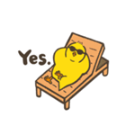 ひよこたちの夏スタンプ（個別スタンプ：10）