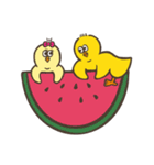 ひよこたちの夏スタンプ（個別スタンプ：36）
