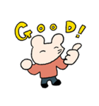 青い車のねずみくん（個別スタンプ：24）