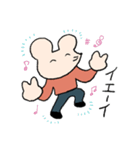 青い車のねずみくん（個別スタンプ：28）