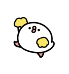 もちもち文鳥のラブ＆ハート 動くスタンプ（個別スタンプ：5）