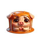 プリンブタ感情コントロール失敗（個別スタンプ：7）
