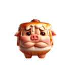 プリンブタ感情コントロール失敗（個別スタンプ：14）