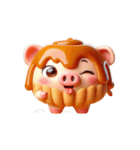 プリンブタ感情コントロール失敗（個別スタンプ：27）