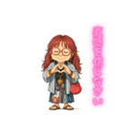笑顔の占い師ミイ（個別スタンプ：10）