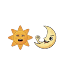 太陽と月の物語（個別スタンプ：1）