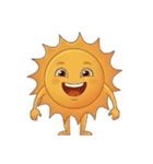 太陽と月の物語（個別スタンプ：3）