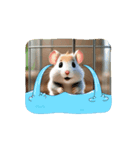 かわいいキンクマはむちゃんのスタンプ（個別スタンプ：5）
