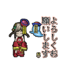 アンデッド動く⚰️キョンシー女子（個別スタンプ：1）