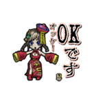 アンデッド動く⚰️キョンシー女子（個別スタンプ：3）