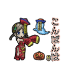 アンデッド動く⚰️キョンシー女子（個別スタンプ：12）