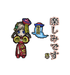 アンデッド動く⚰️キョンシー女子（個別スタンプ：14）