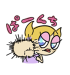 かわいい女の子のイナコちゃん（個別スタンプ：16）