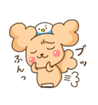 ふわふわ犬さんと鳥ちゃんの夏2025（個別スタンプ：35）