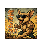 筋肉チワワ。（個別スタンプ：20）