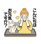 お団子ちゃんの長文入り楽々返信スタンプ（個別スタンプ：3）