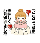 お団子ちゃんの長文入り楽々返信スタンプ（個別スタンプ：16）