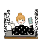 お団子ちゃんの長文入り楽々返信スタンプ（個別スタンプ：19）