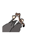 イタチのお友達 1（日本語版)（個別スタンプ：12）