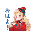 夏のスチパンお嬢様★挨拶（個別スタンプ：2）