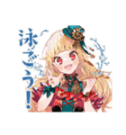 夏のスチパンお嬢様★挨拶（個別スタンプ：11）