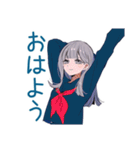 夏のミステリアス女子高生★（個別スタンプ：15）