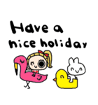 (nenerin日常会話スタンプ366英語気遣い)（個別スタンプ：4）