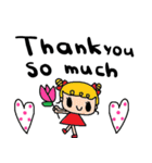 (nenerin日常会話スタンプ366英語気遣い)（個別スタンプ：9）
