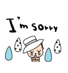 (nenerin日常会話スタンプ366英語気遣い)（個別スタンプ：28）