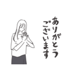 ◉大人気オシャレかっこよ女の子◉デニム（個別スタンプ：10）