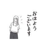 ◉大人気オシャレかっこよ女の子◉デニム（個別スタンプ：23）