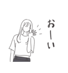 ◉大人気オシャレかっこよ女の子◉デニム（個別スタンプ：33）