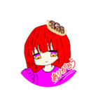 頭にたこ焼き乗せてる人（？）（個別スタンプ：5）