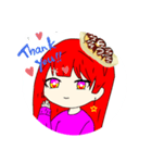 頭にたこ焼き乗せてる人（？）（個別スタンプ：7）