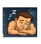 花火とムキムキボディービルダー@SFW（個別スタンプ：10）