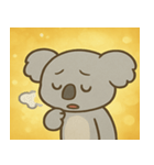 キラキラうとうとコアラ@SFW（個別スタンプ：1）