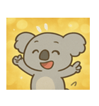 キラキラうとうとコアラ@SFW（個別スタンプ：3）