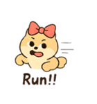 Mochi Dog: Soft but Sassy /もちもち犬（個別スタンプ：15）