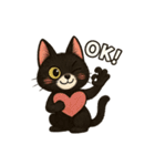 にゃん吉くんの日常（個別スタンプ：7）