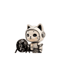 カワボガ かわいいロボット猫（個別スタンプ：12）