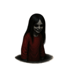 赤い服の女鬼1（個別スタンプ：4）