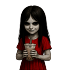 赤い服の女鬼1（個別スタンプ：5）